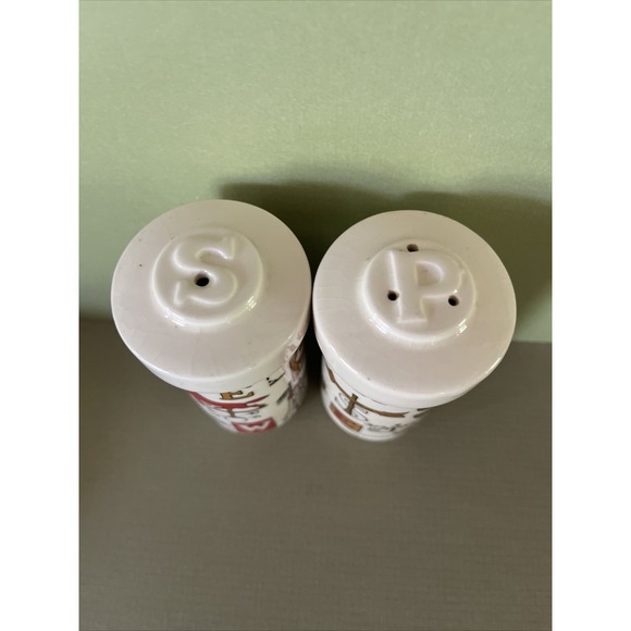 Vintage Holt Howard Salt Pepper Shakers Weathervanes Americana Farmhouse Kitchen - Picture 2 of 5